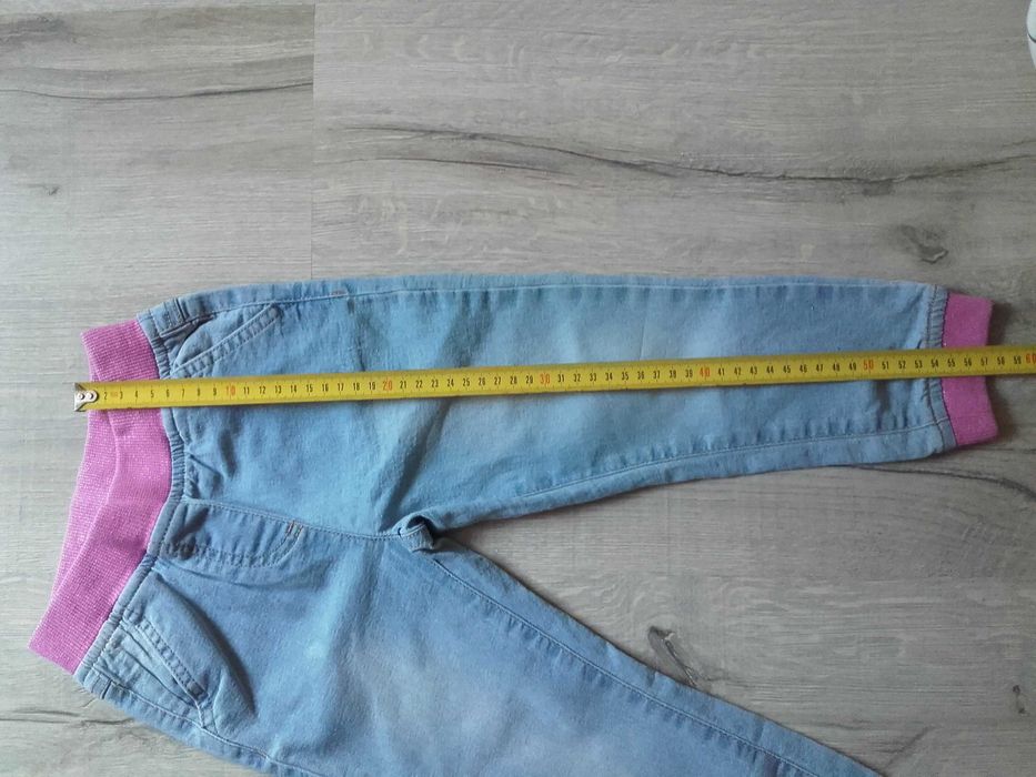 Jeans spodnie dżinsowe na gumce TXM rozm. 104 + gratis spodnie Lindex