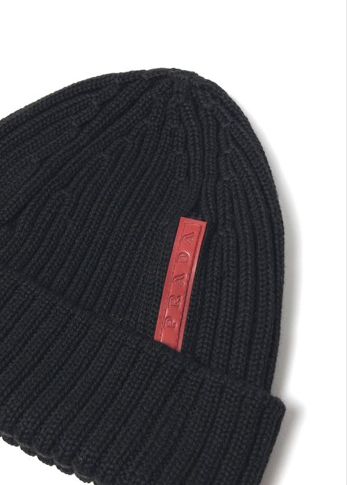 Шапка Prada Beanie Red line   Оригінал