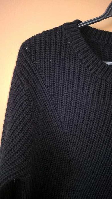 38 Sweter H&M bawełniany bawełna basic casual minimal retro