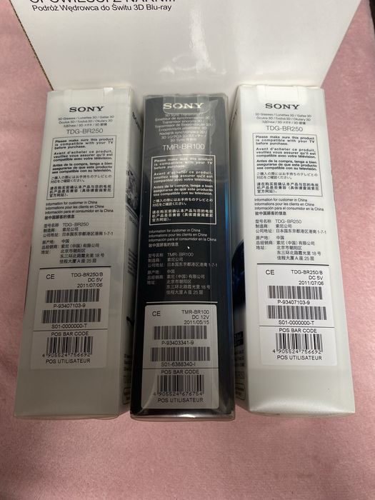 Sony okulary 3D TDG-BR250 Starter Pack