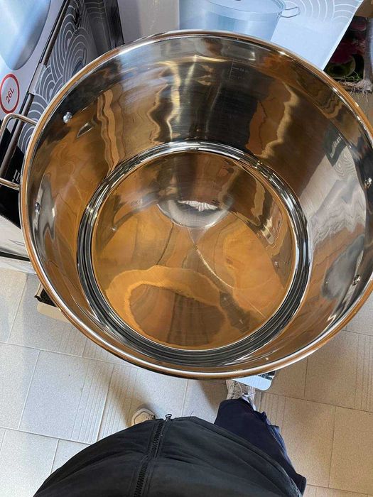 Каструля нержавіюча сталь 13л/16л/19л/22л/26л/35л Zauberg