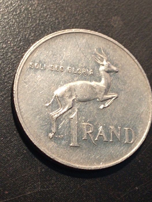 1 Rand - Africa do Sul - 1979	- Niquel - Soberba!