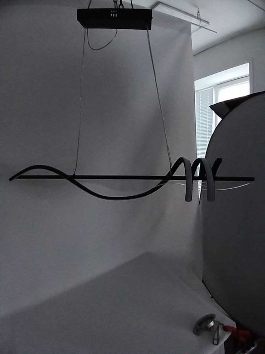 Люстра підвісна світлодіодна акрилова Sirius LCD3088 BK чорна