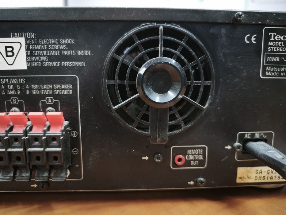 Tehnics AV Control Stereo Receiver SA-GX180
