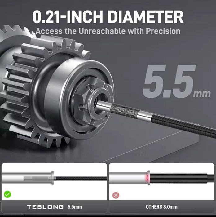 Эндоскоп (відео бороскоп,ендоскоп) TESLONG TD 300P,1камера5.5мм/1.5м