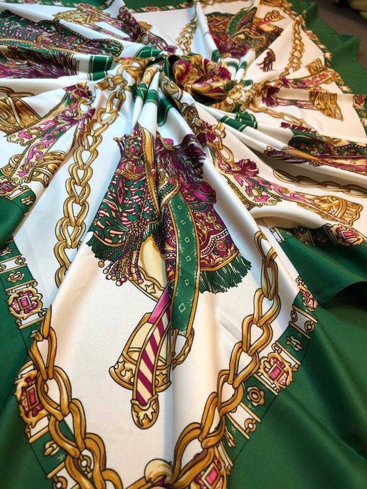 Хустка Hermes Платок шовковий 145см на 145см НОВИЙ