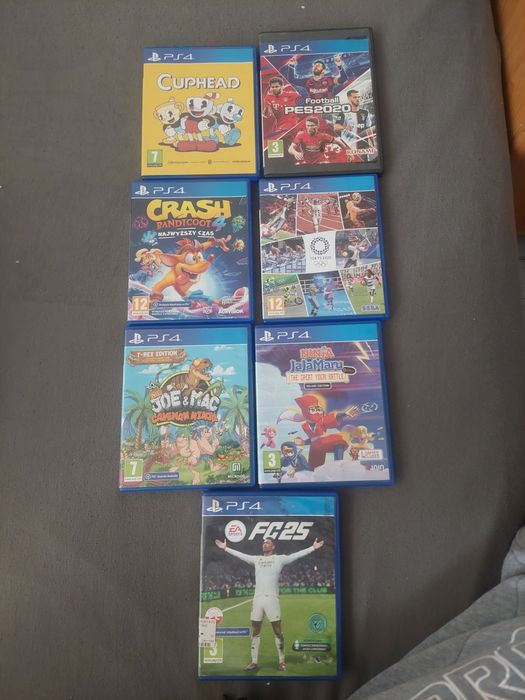 Zestaw gier ps4 jak nowe
