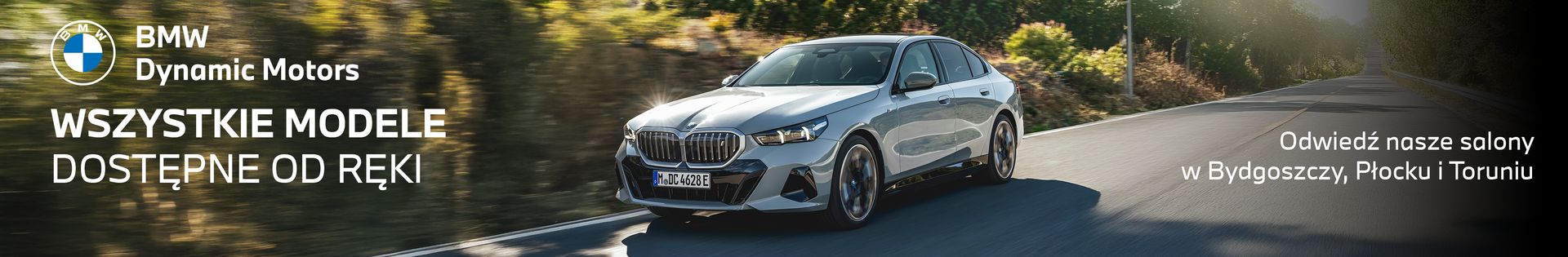 BMW Dynamic Motors Toruń - Radość z jazdy, Twój Dealer BMW w Toruniu! top banner
