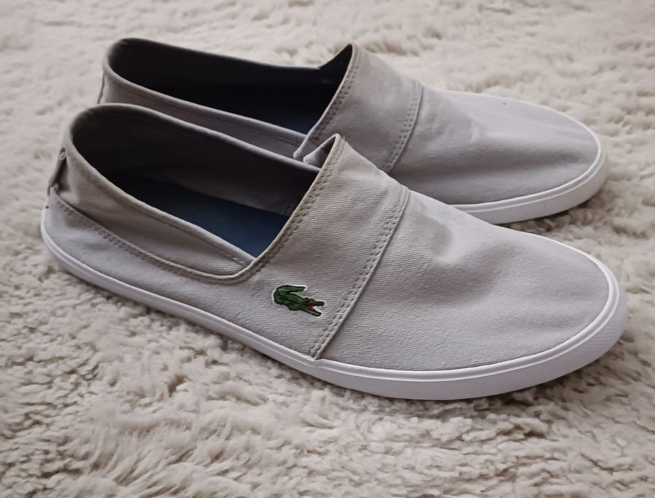 Оригінальні Чоловічі Сліпони Lacoste Marice LCR слипоны  кеды мокасины