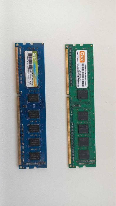 4 GB 1333 + 4 GB 1600 DDR3 ОЗУ