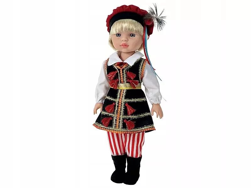 Lalka Chłopiec W Stroju Ludowym Mówi I Śpiewa 38Cm. Adar