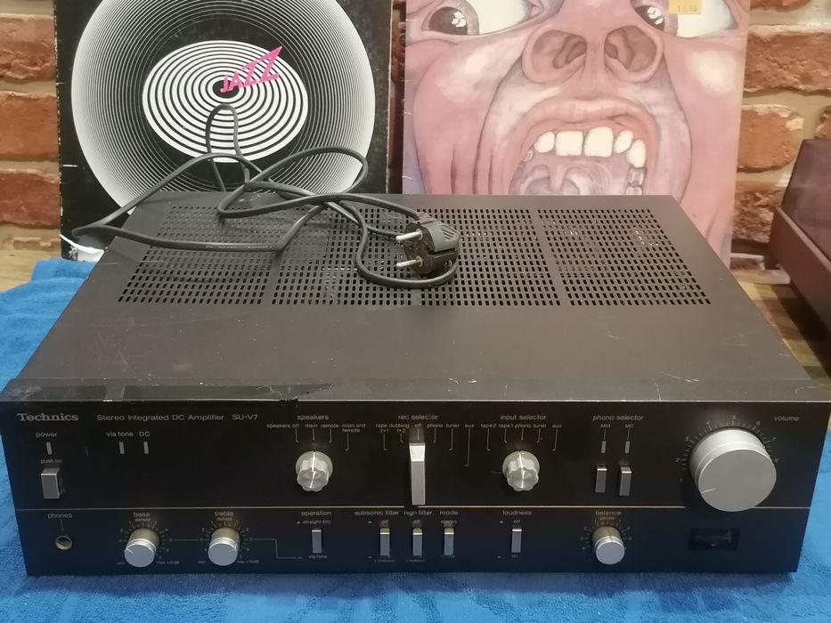 Technics SU-V7 japończyk 2x80 630W uszkodzony input selector