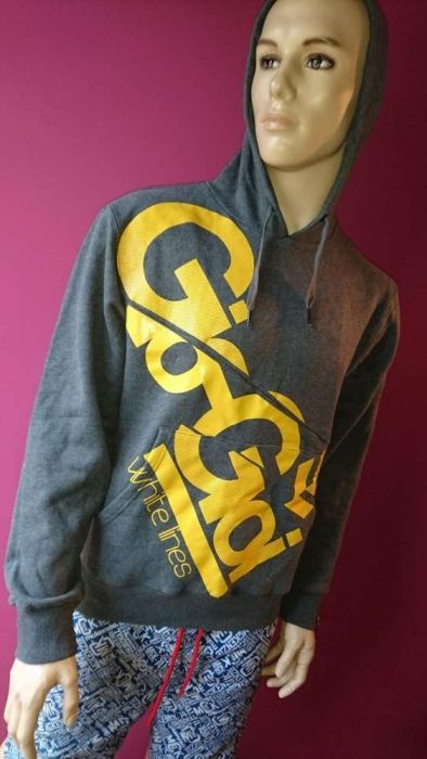 Gio Goi roz L white lines Nowa bluza