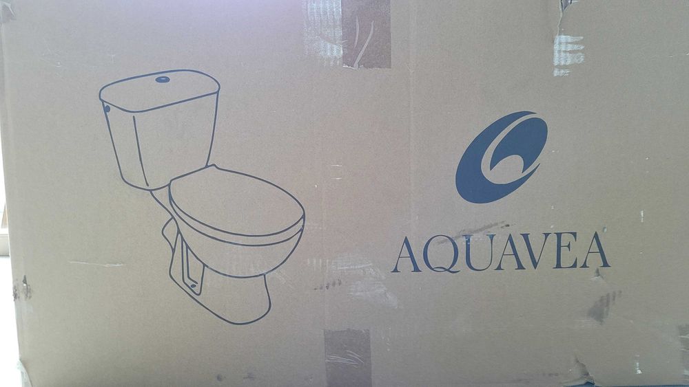 simul kompakt wc poziom z deską pp biały Aquavea