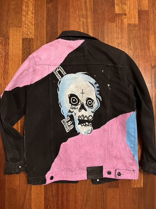 Кастом Джинсовка Lil Peep ручная робота