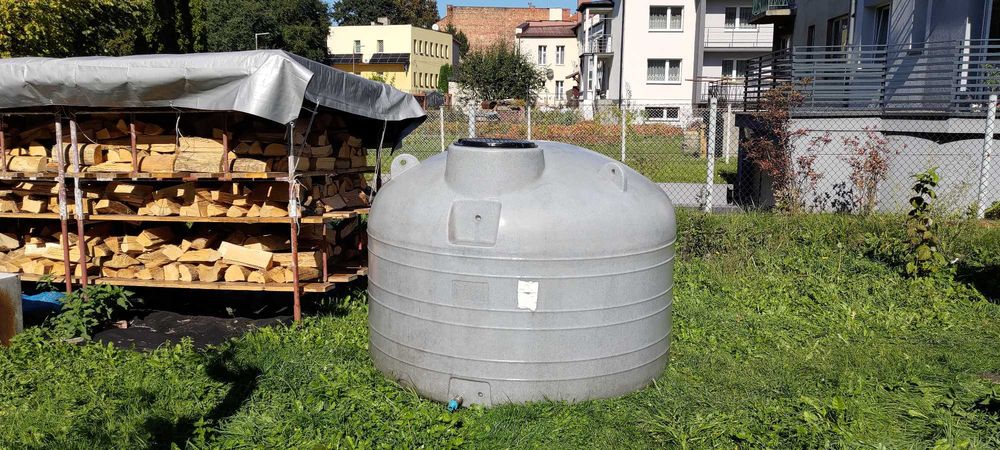 Zbornik Rototec 3000 L na deszczówkę / wodę pitną (certyfikowany LLDPE do kontaktu z żywnością) - IDEALNY STAN