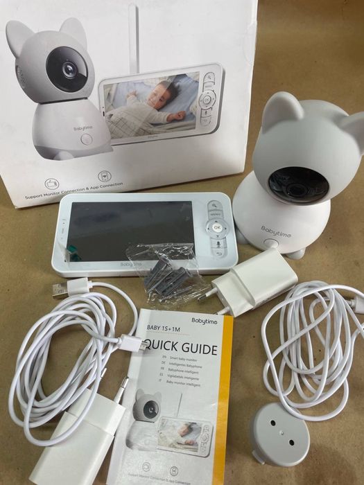BabyTime Baby Monitor, відеоняня 5-дюймовий кольоровий дисплей