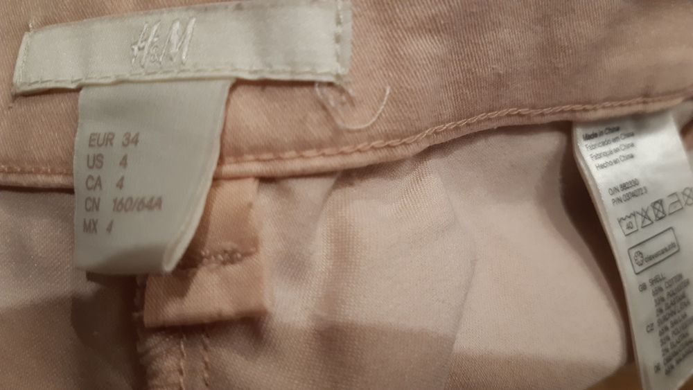 H&M XS spodnie rurki