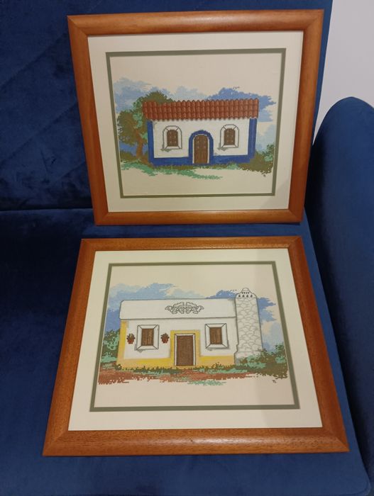 2 Quadros feitos á mão