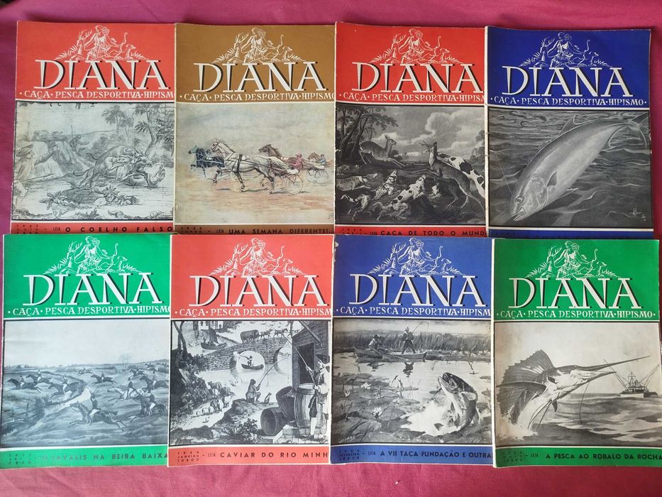 Revista DIANA Caça, Pesca Desportiva e Hipismo (44 Revistas Antigas)