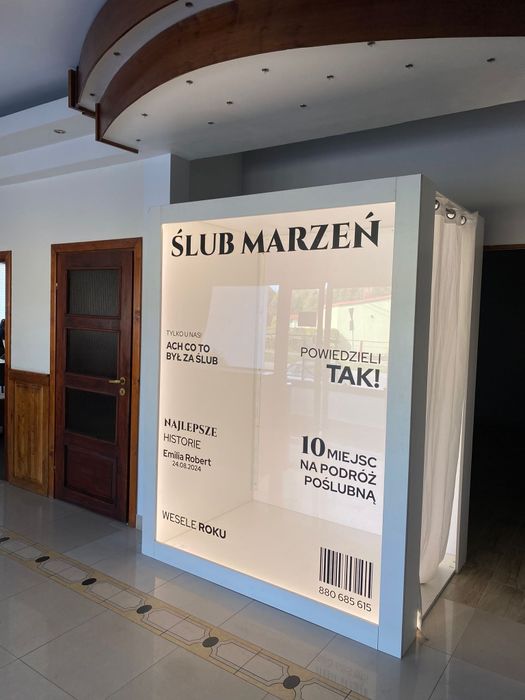 Fotobox Fotobudka 360 na wesele event urodziny