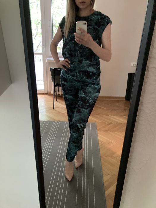 Kombinezon mohito s 36 trawy tropikalny tropic zielony lato sexy club