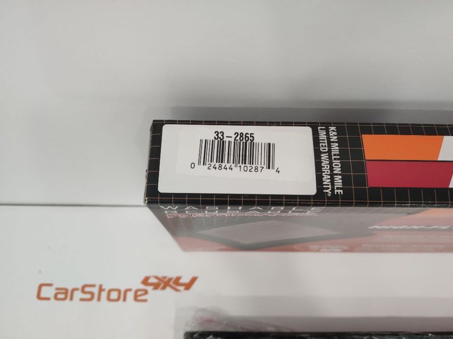 Filtro de ar K&N 33-2865 - Audi, Seat, Skoda, VW 2.0 Tdi