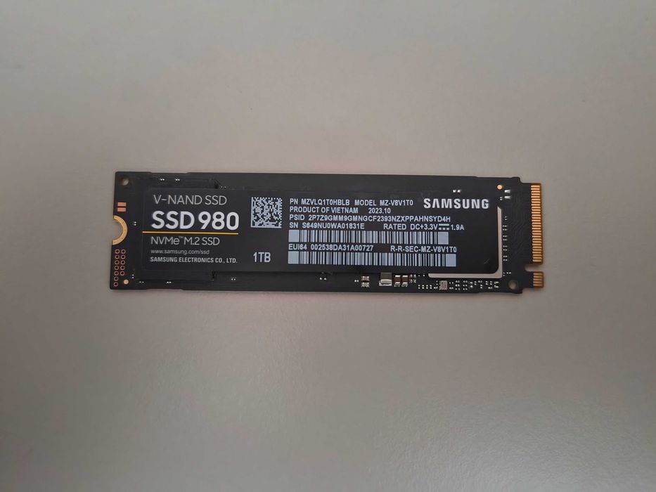 Oryginalny dysk SSD NVME Samsung 980 1TB PCI Gen 3