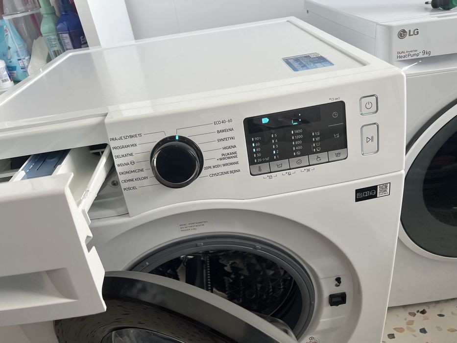 Pralka Samsung EcoBubble 9 kg - 3 lata używana, wyglada jak Nowa