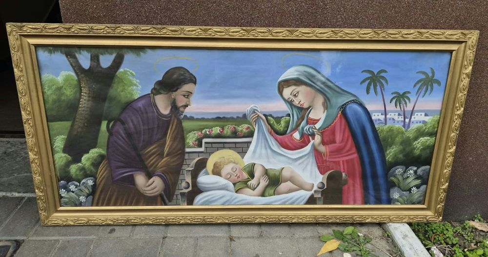 Stare obrazy olej na płótnie