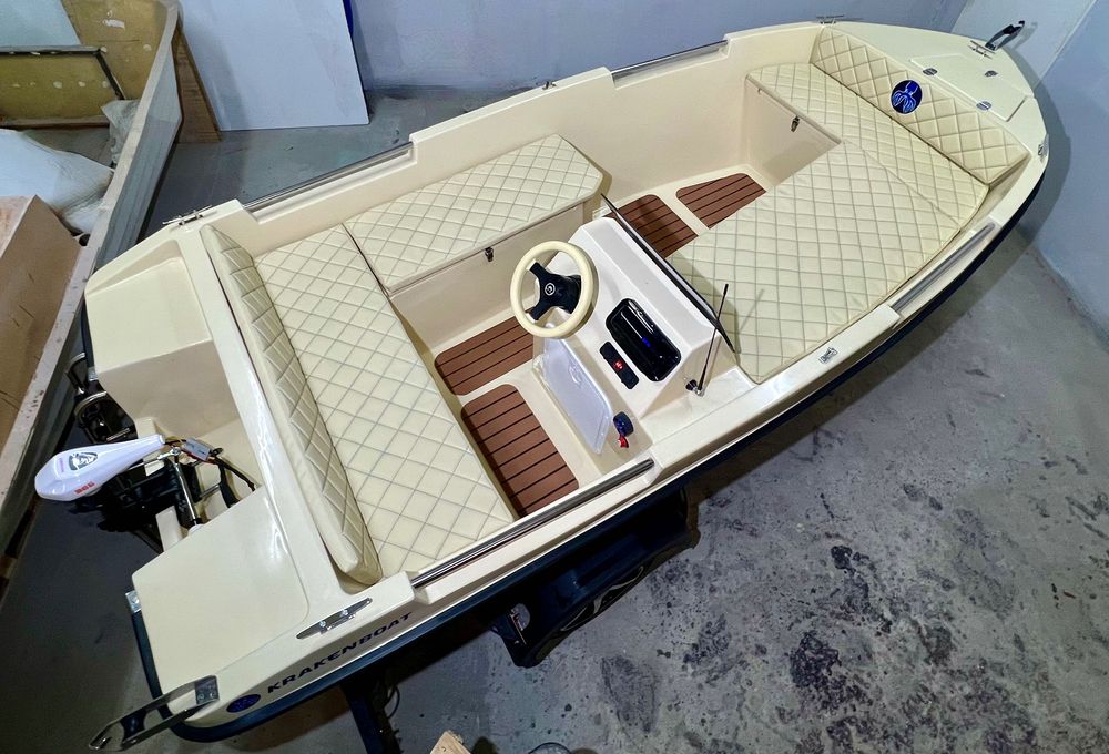 Nowa Łódź Łódka Motorowa Motorówka Rekreacyjna KRAKEN 380 OPEN RATY