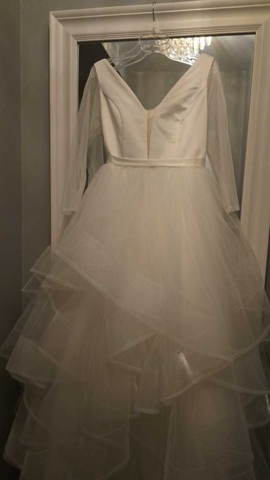 Suknia Ślubna Przepiekna cena Nowej 5500zl