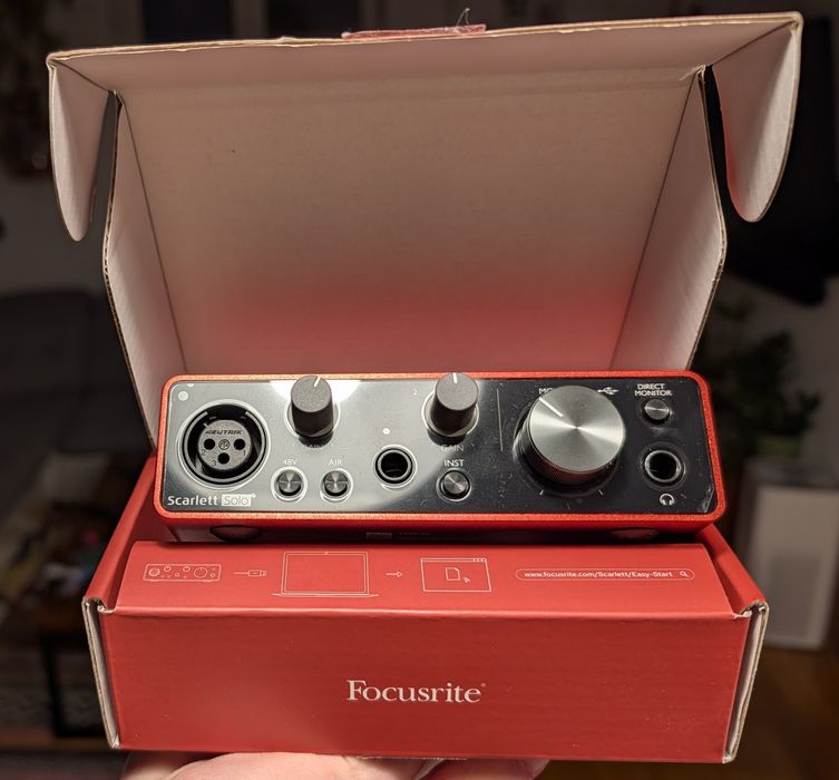 Focusrite Scarlett Solo 3rd Gen – STAN IGŁA / JAK NOWA / Pełen komplet