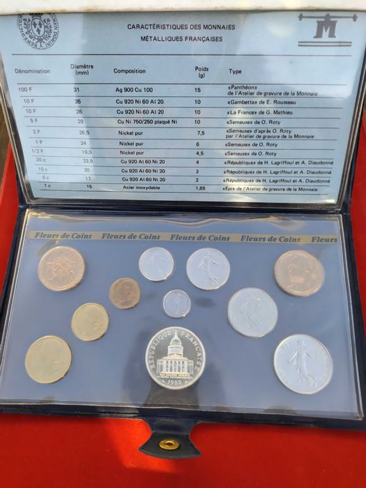 Carteira Flor de Cunho 1982 France