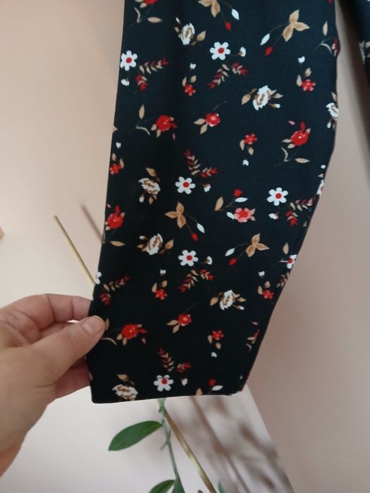 Śliczna długa sukienka w kwiaty plus size rozmiar 48/50/52   5 XL