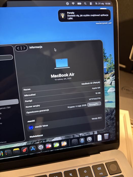 Apple macbook Air M4