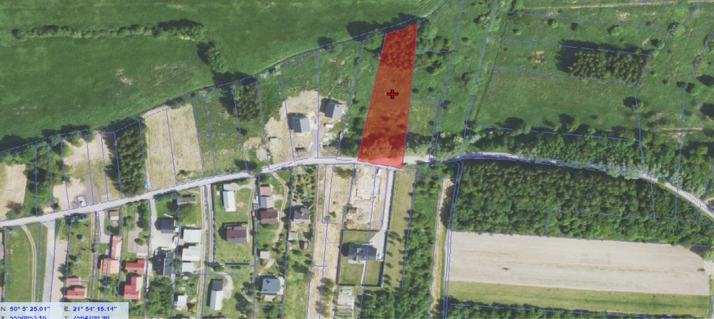 Działka rolno -budowlana z lasem