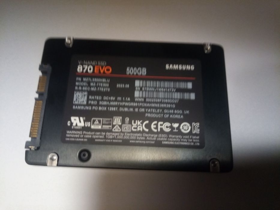 SSD SATA Samsung  870EVO 500Gb