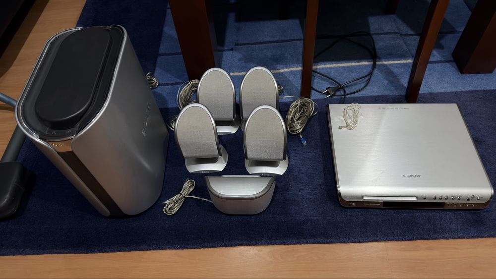 Aparelhagem de Som SONY – Sistema 5.1 Completo – 100% Funcional