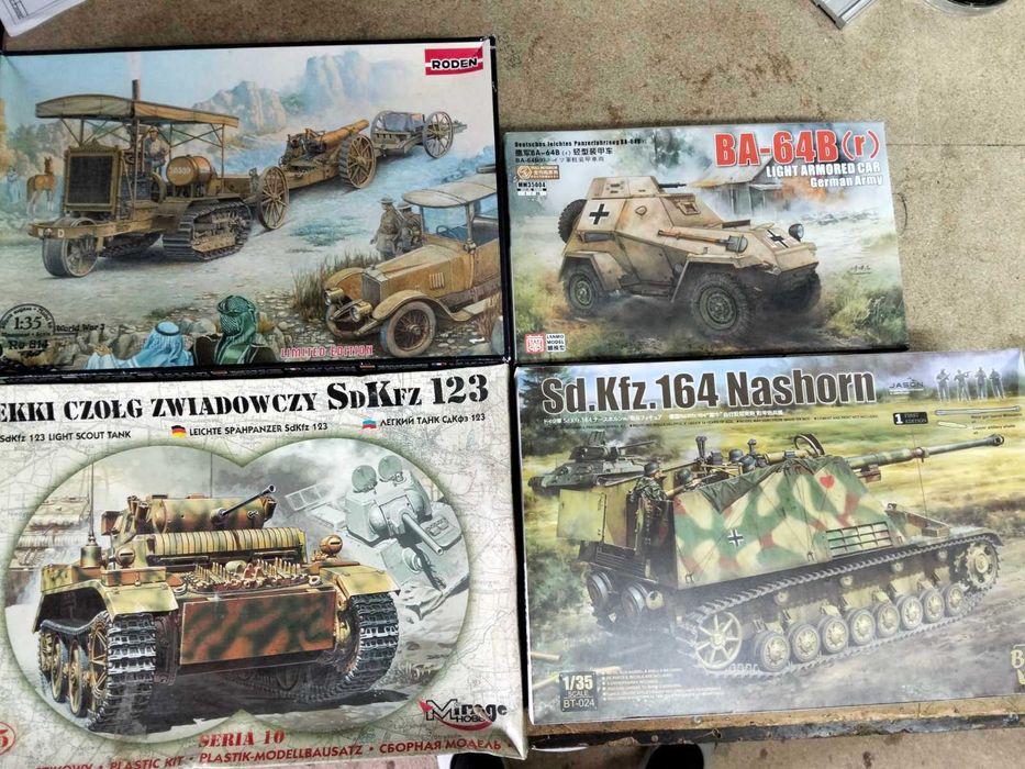 Збірні моделі в 1-35 масштабі!!!