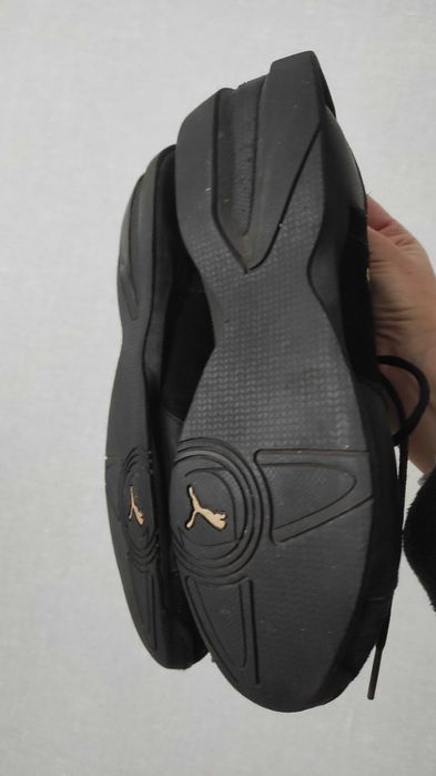 Кроссовки унісекс puma Ferrari чорні замша шкіра 38.5