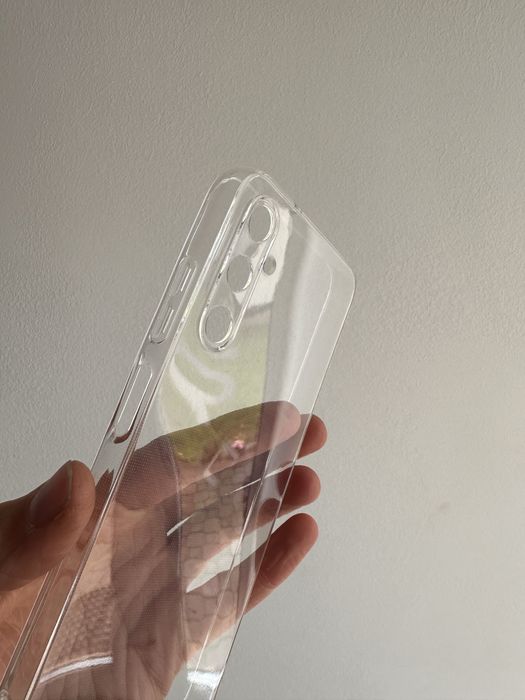 Etui Plecki przeźroczyste 2mm + SZKŁO hartowane do Samsung A05s