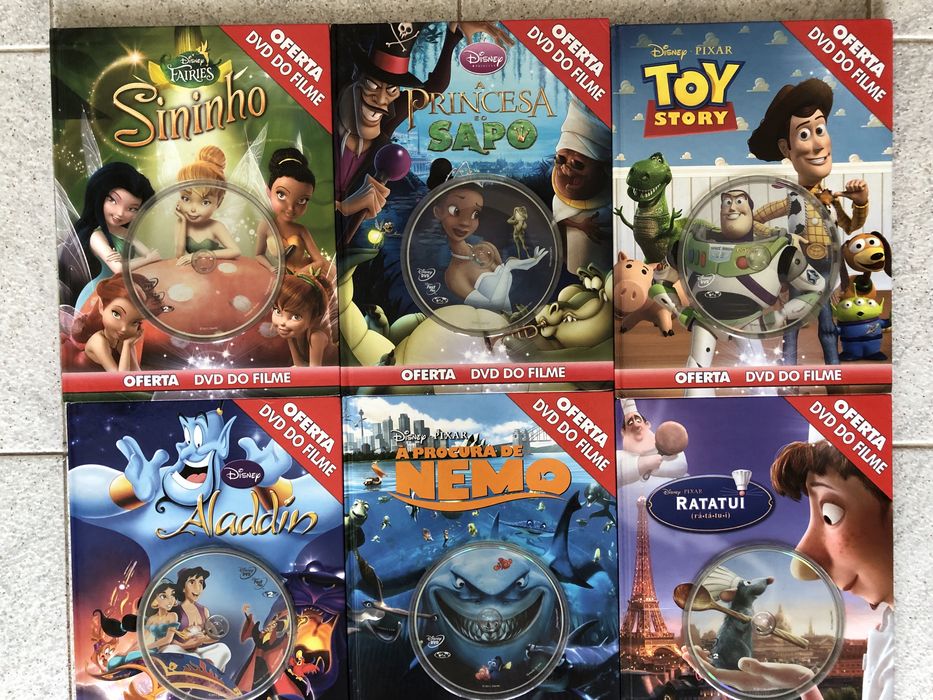 Livros Disney com Dvd