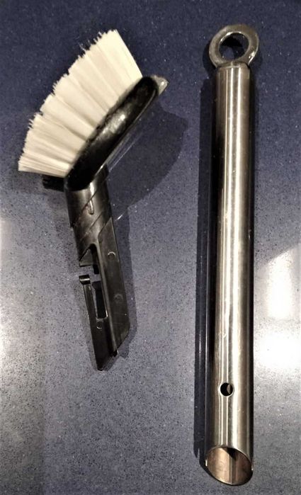 Escova de Cozinha da ROSLE c/ Cabo em Aço Inox 18/10 - IMPECÁVEL!