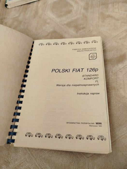 Książki do naprawy  Fiata 126p i UNO