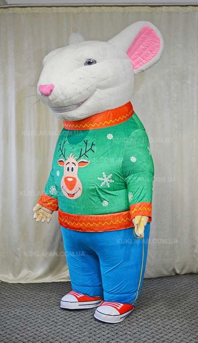 Надувні костюми на Новий рік та Різдво. Сніговик Пеппа Миша Олаф та ін