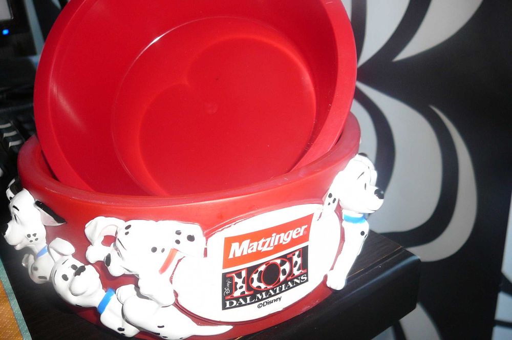 Nowa   Miska   2 szt Dalmatyńczyki Nowe + gratis torba
