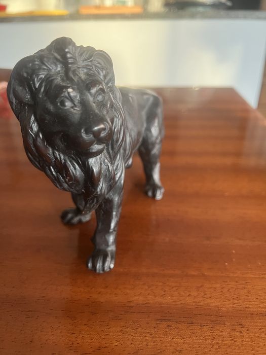 Bela escultura de Leão