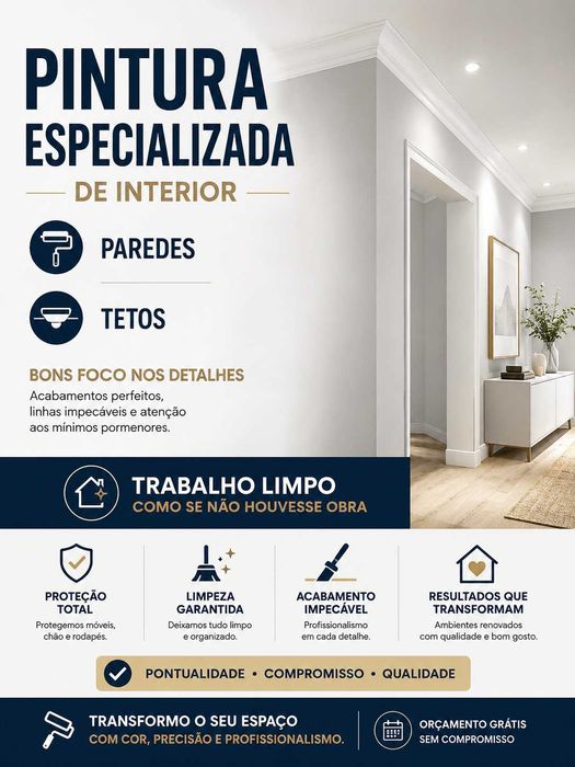 Pintor de Interiores no Porto | Casas e Alojamentos Locais
