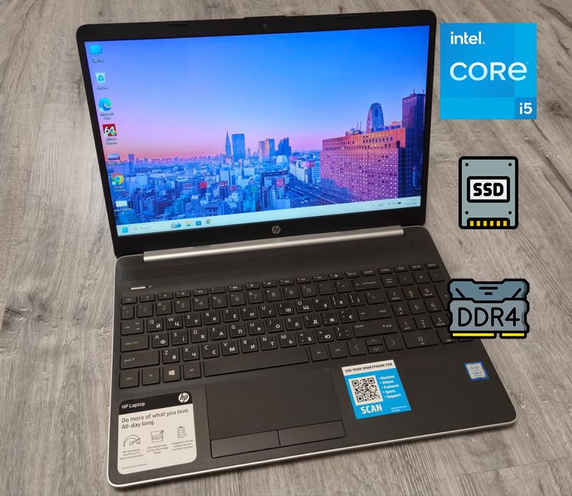 Мощний ноут 8ядер/SSD/Type-C/ноутбук для навчання роботи програм